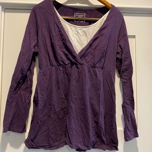 Maternity long sleeve tee